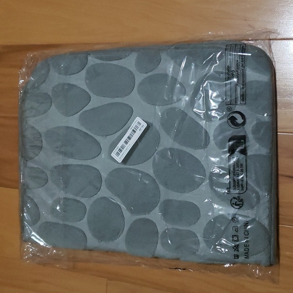 Cobblestone Embossed Bathroom Bath Mat, Memory Foam Pad, Washable Bath R… - Picture 3 of 8